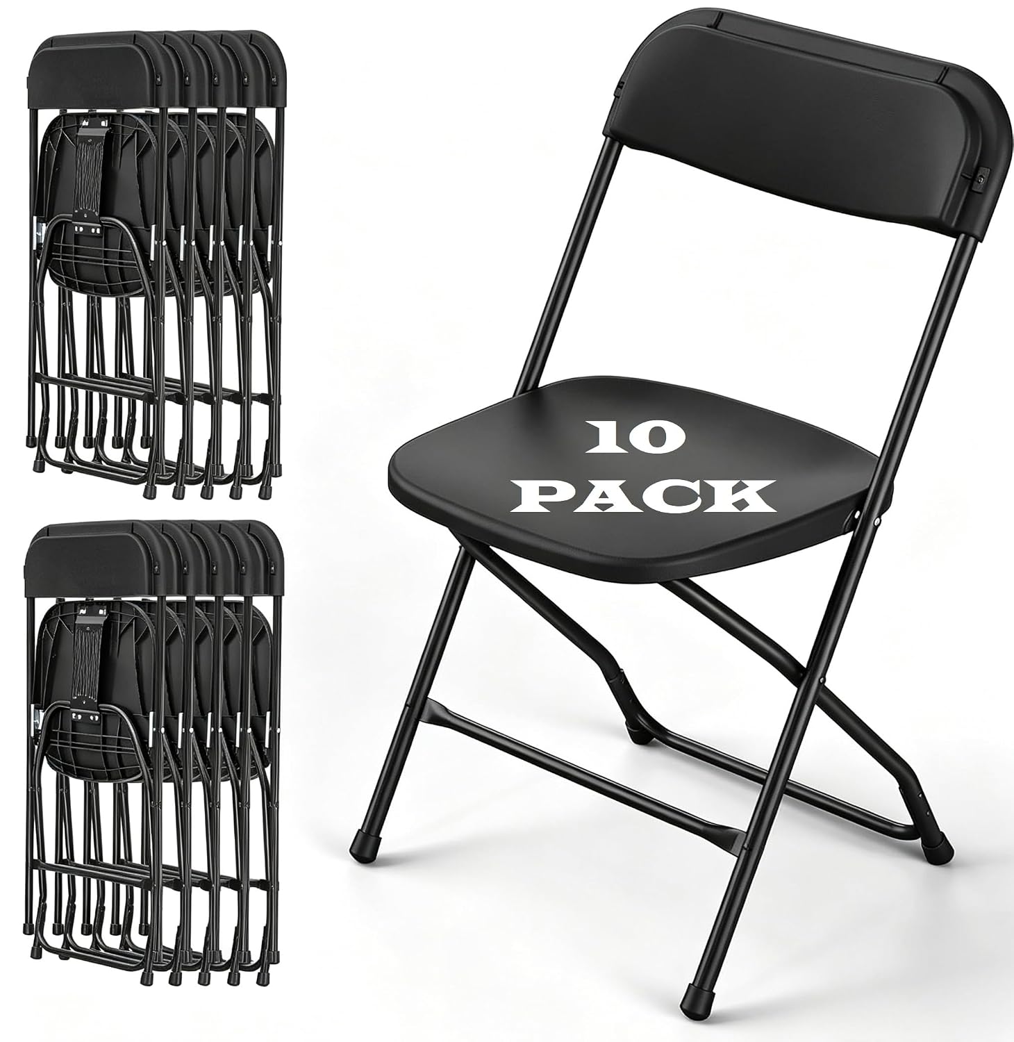 Czarne składane krzesło z meta – Outdoor Furniture Metal Chairs recenzja i cena
